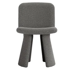 Alivar Chairs<Ila grey bouclé fabric chair