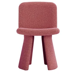 Alivar Chairs<Ila red bouclé fabric chair