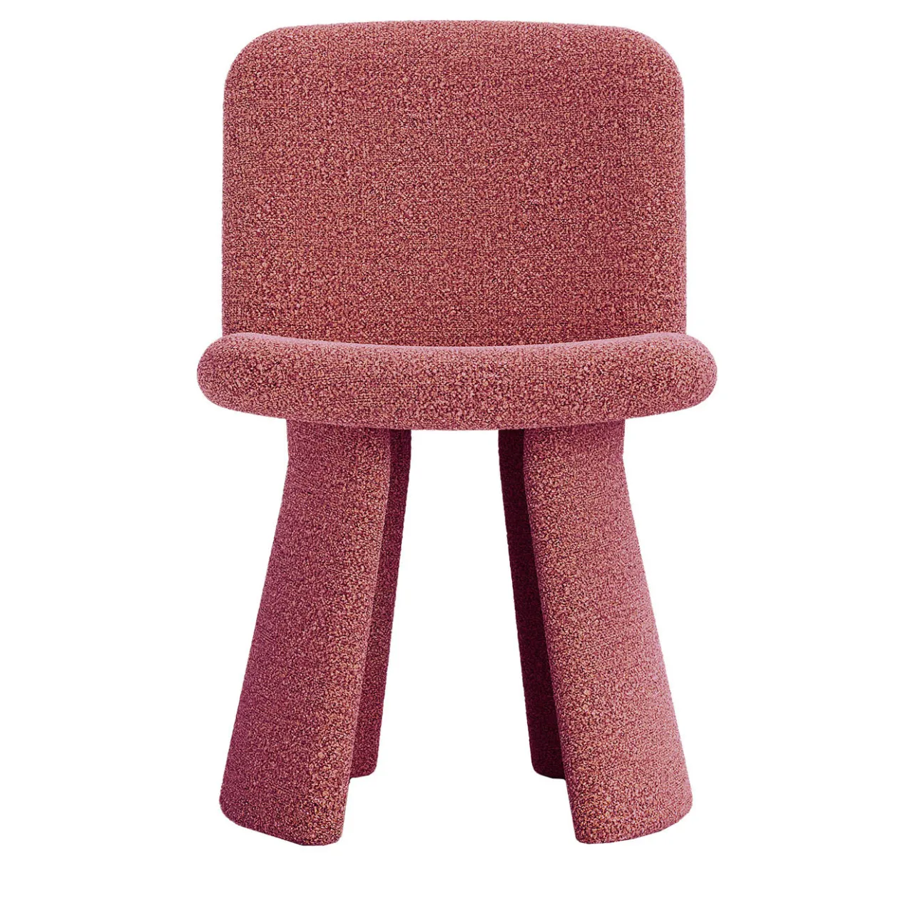 Alivar Chairs<Ila red bouclé fabric chair