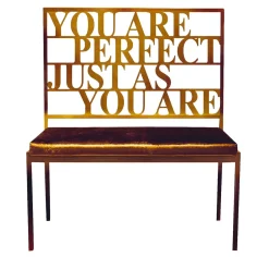 Giulia Ligresti Benches<Imperfect Love You are perfect... Golden Bench