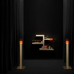 Ghidini 1961 Shelves<Incrocio Gold Bookshelves By Andrea Branzi
