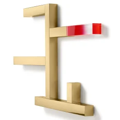 Ghidini 1961 Shelves<Incrocio Gold Bookshelves By Andrea Branzi