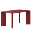 Marco Ripa Outdoor Dining Tables<India Medium Rectangular Red Metal Outdoor Dining Table