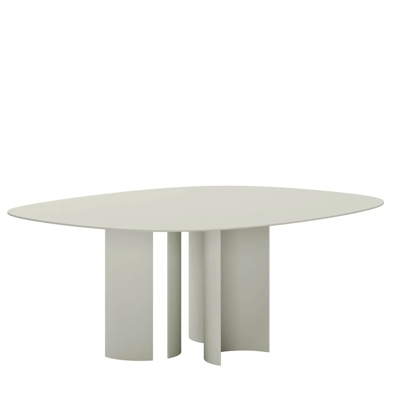 Marco Ripa Outdoor Dining Tables<India Sasso Grey Metal In & Outdoor Dining Table