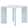 Marco Ripa Outdoor Dining Tables<India Small Square Light Blue Metal Outdoor Dining Table