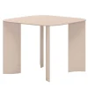 Marco Ripa Outdoor Dining Tables<India Small Square Pink Metal Outdoor Dining Table