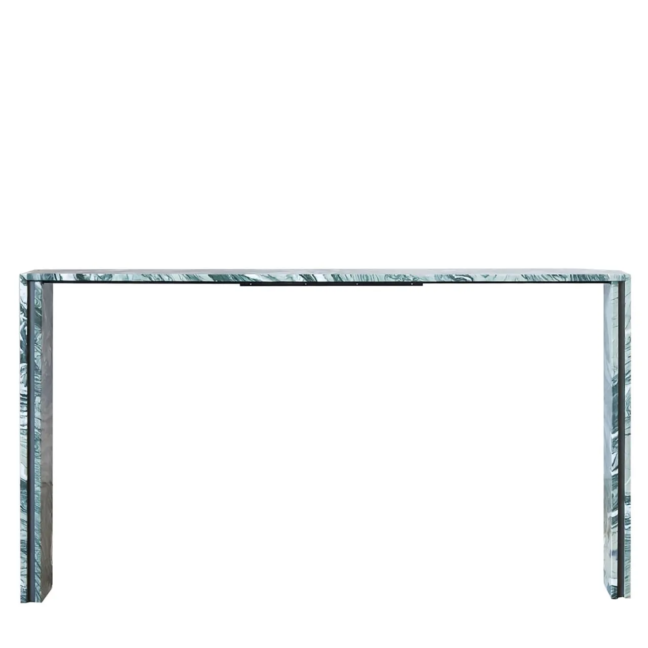 L'Eccesso Consoles<Innis Green Marble With Metal Insert Console