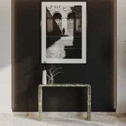 L'Eccesso Consoles<Innis Marinace Verde Marble Console by Paolo Ciacci