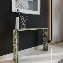 L'Eccesso Consoles<Innis Marinace Verde Marble Console by Paolo Ciacci