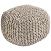 Sitap Carpet Couture Italia Ottomans & Poufs<In&Outdoor Pet Lover Safari Beige Square Pouf