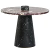 MMairo Side Tables<Inside Out Red/Black Marble Coffee Table by Karen Chekerdjian #2