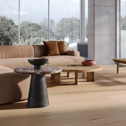 MMairo Side Tables<Inside Out Red/Black Marble Coffee Table by Karen Chekerdjian #2
