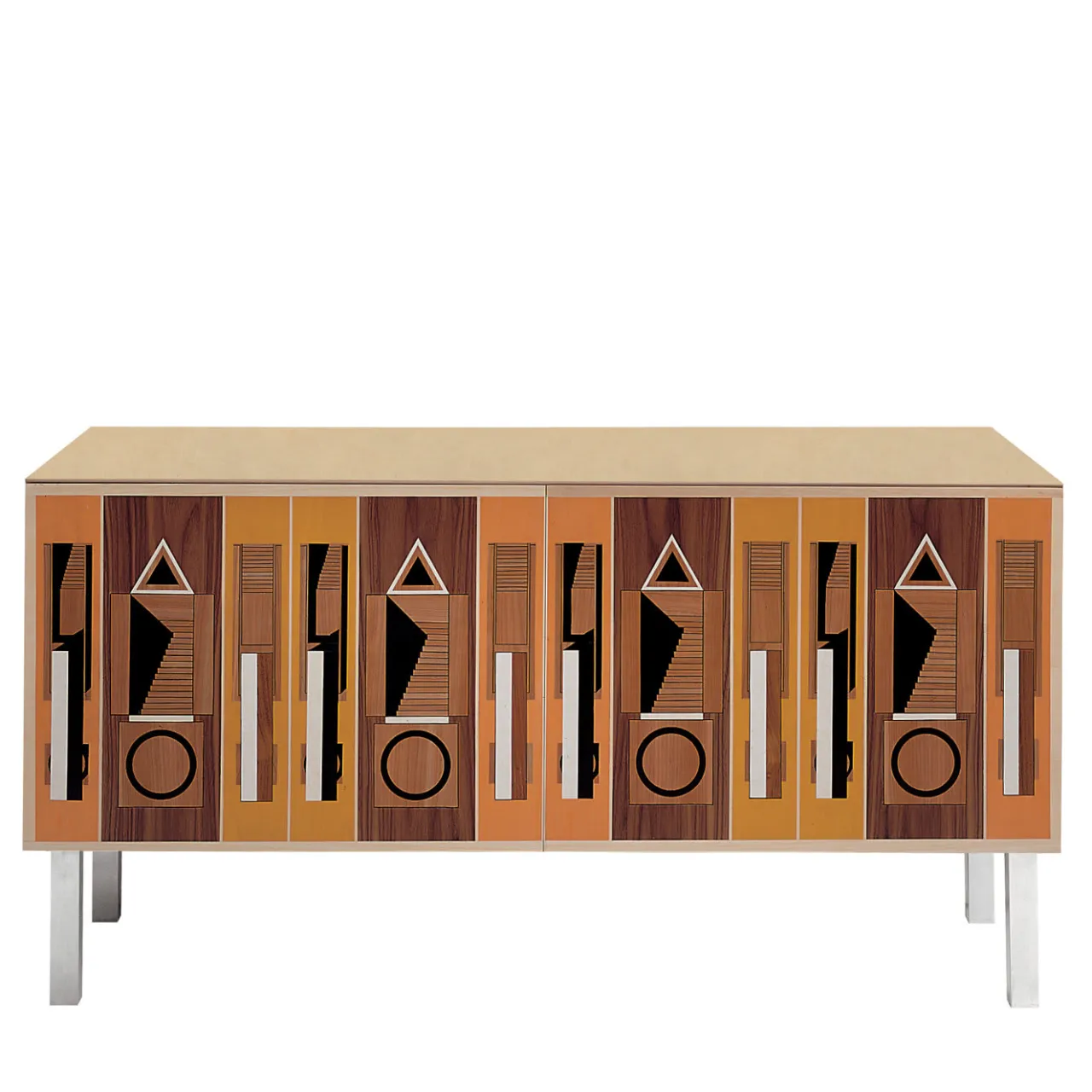 Laura Meroni Sideboards Buffets<Intarsia Sideboard by Aldo Rossi