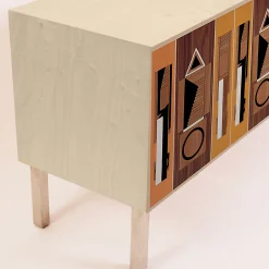 Laura Meroni Sideboards Buffets<Intarsia Sideboard by Aldo Rossi