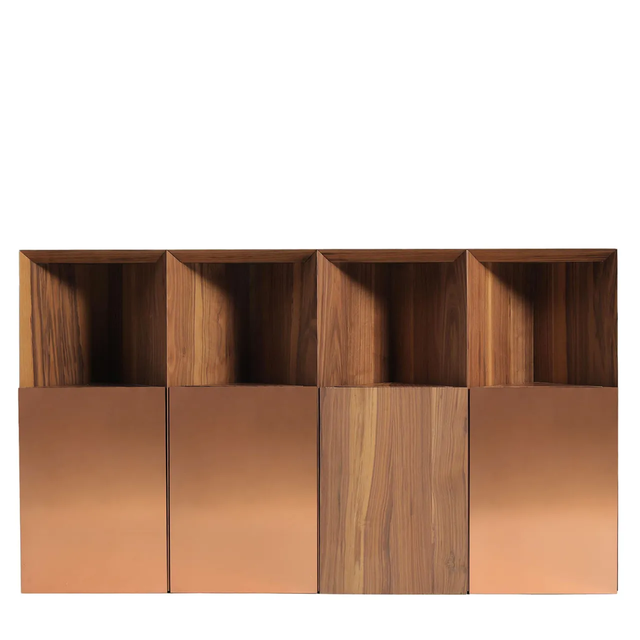 Studio Cale Desk & Writing Tables<Intarsio Walnut Desk with Triangular Stools
