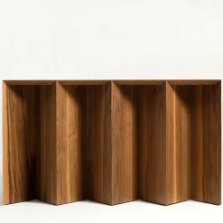 Studio Cale Desk & Writing Tables<Intarsio Walnut Desk with Triangular Stools