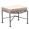 Officina Ciani Other Outdoor Furniture<Intreccio Gray Steel Outdoor Ottoman