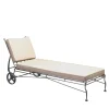 Officina Ciani Outdoor Chaises & Daybeds<Intreccio Gray Steel Outdoor Chaise Lounge
