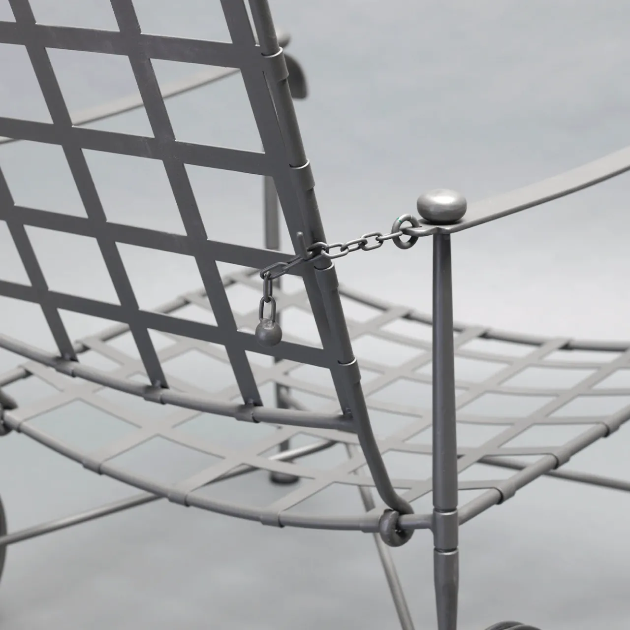 Officina Ciani Outdoor Armchairs<Intreccio Lounge Armchair in Stainless Steel
