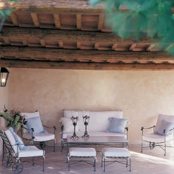 Officina Ciani Outdoor Sofas & Benches<Intreccio Outdoor 2-Seater Sofa in Stainless Steel