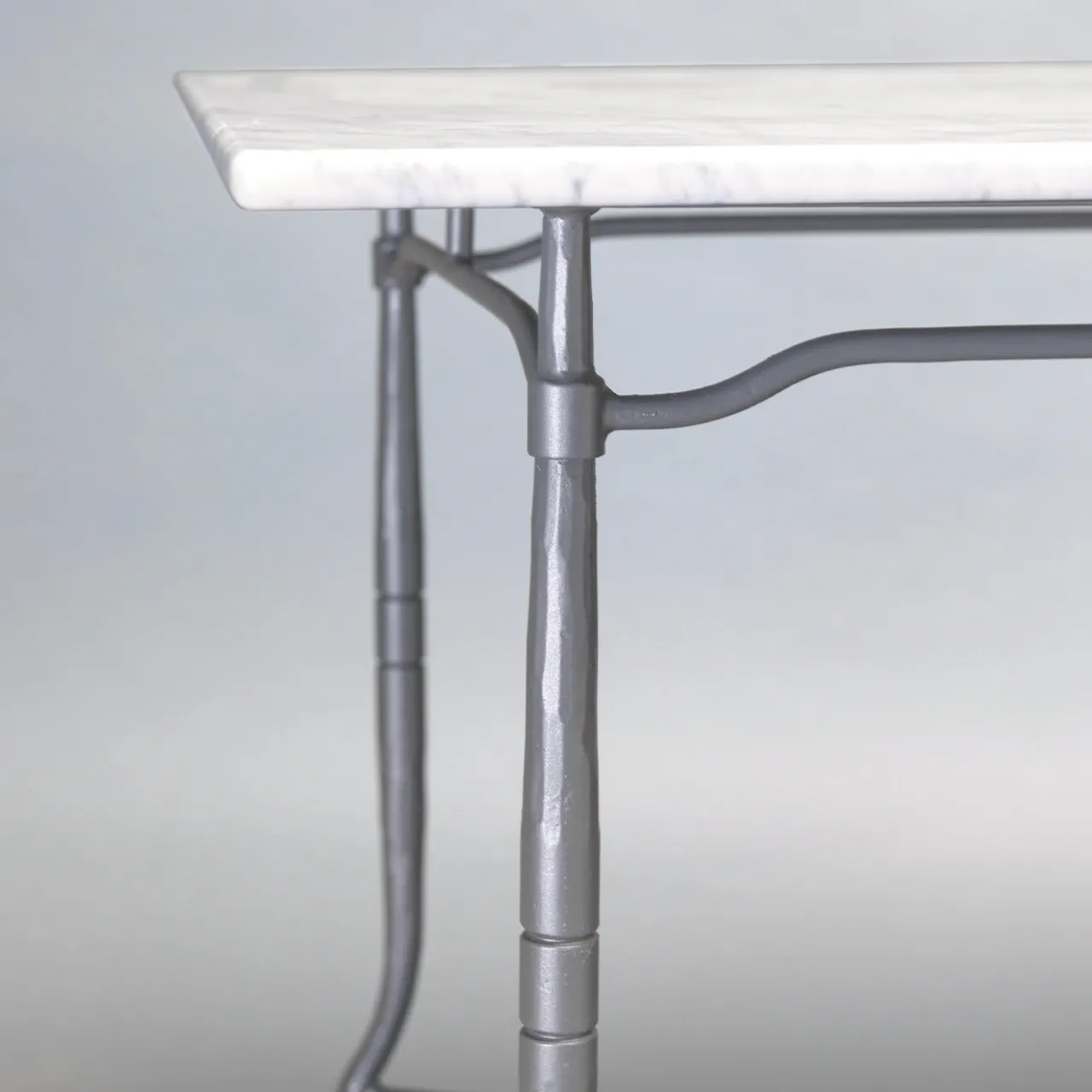 Officina Ciani Outdoor Dining Tables<Intreccio Rectangular Dining Table in Stainless Steel