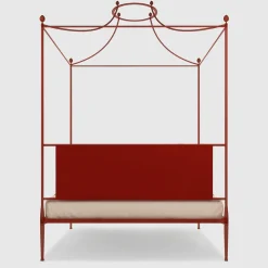 Lispi Beds<Irina Red Iron Canopy Double Bed