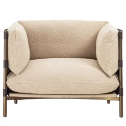 Enrico Pellizzoni Armchairs<Iris Beige Armchair