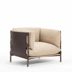 Enrico Pellizzoni Armchairs<Iris Beige Armchair