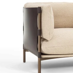 Enrico Pellizzoni Armchairs<Iris Beige Armchair