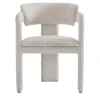 Pacini & Cappellini Chairs<Iris White Fabric & Ash Frame Chair