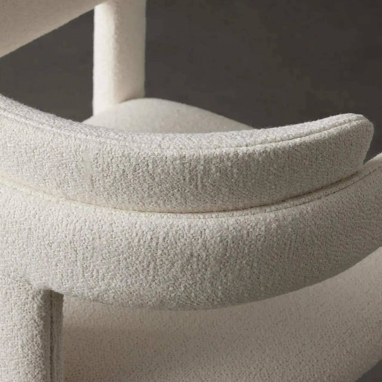 Pacini & Cappellini Chairs<Iris White Fabric & Ash Frame Chair