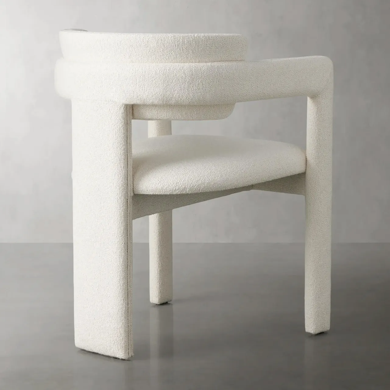 Pacini & Cappellini Chairs<Iris White Fabric & Ash Frame Chair