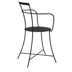 Internoitaliano Outdoor Chairs & Stools<Irma Black Armchair by Mario Scairato
