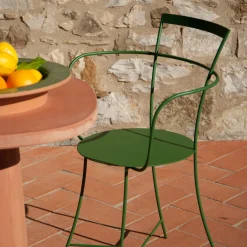 Internoitaliano Outdoor Chairs & Stools<Irma Green Armchair by Mario Scairato