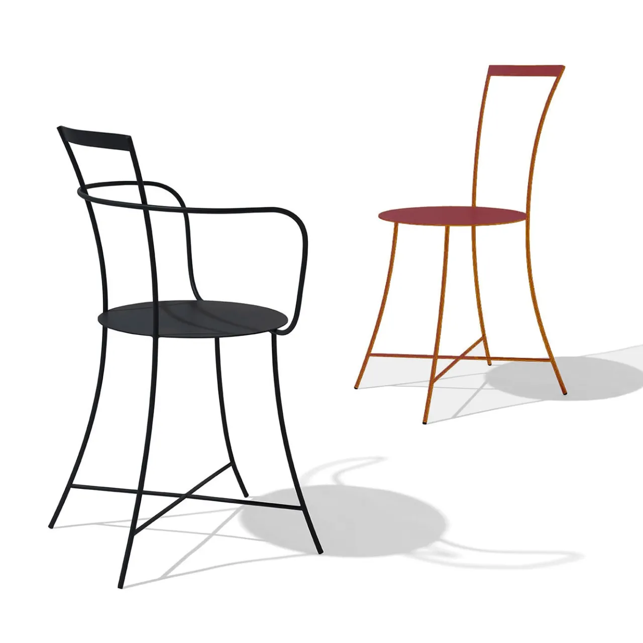 Internoitaliano Outdoor Chairs & Stools<Irma Red Chair by Mario Scairato