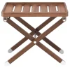 Annibale Colombo Outdoor Coffee Tables<Iroko Folding Table by Simone Ciarmoli and Miguel Queda