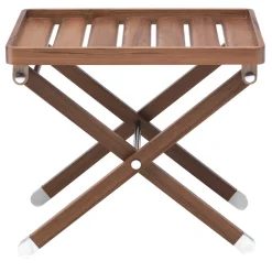 Annibale Colombo Outdoor Coffee Tables<Iroko Folding Table by Simone Ciarmoli and Miguel Queda