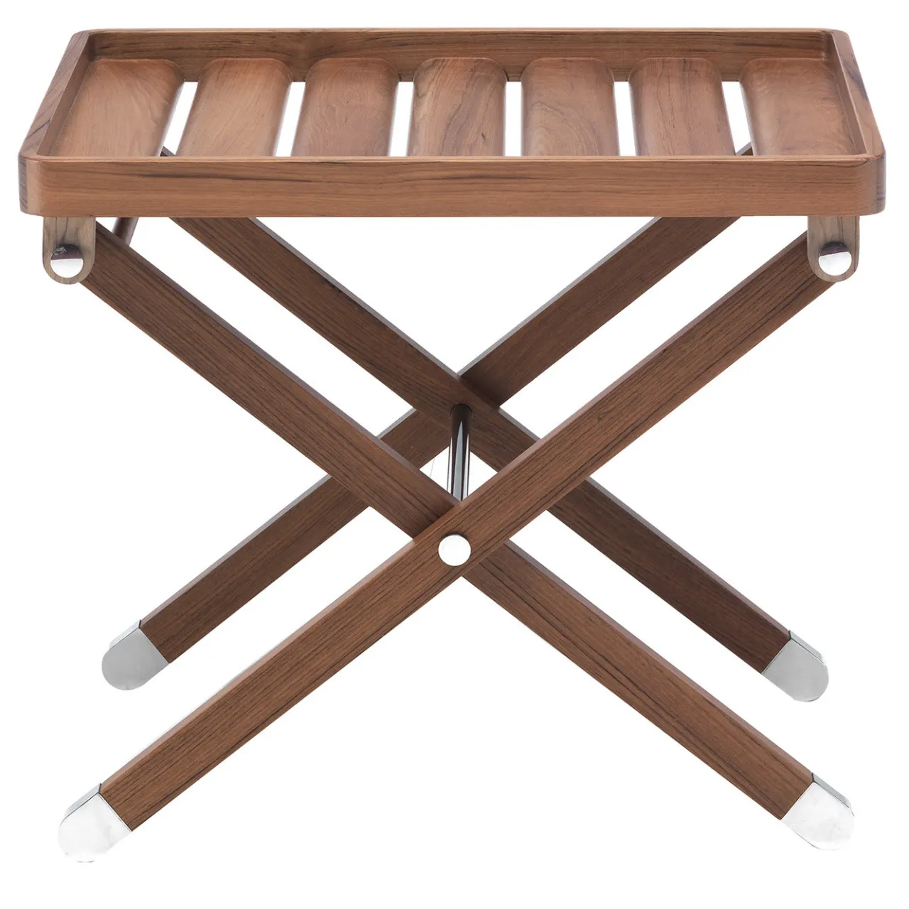 Annibale Colombo Outdoor Coffee Tables<Iroko Folding Table by Simone Ciarmoli and Miguel Queda
