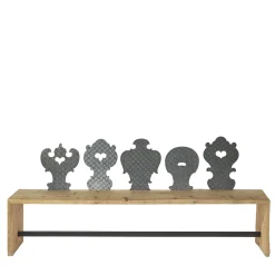 Valentina Bernardi Benches<Iron Tirolese Five Backrests Bench