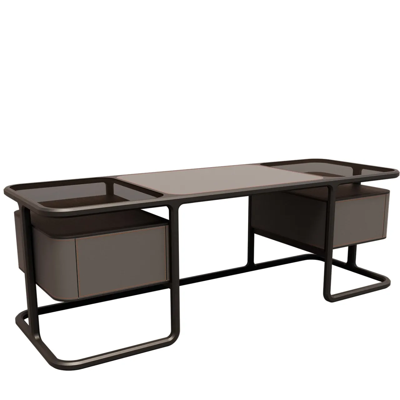 Morelato Desk & Writing Tables<Isabel Wood and Leather Desk