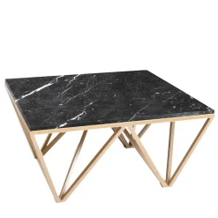 La Sartoria del Marmo by Lombardi Marmi Coffee Tables<Ischia Black Marquinia Coffee Table