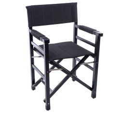 Marricreo Outdoor Chairs & Stools<Ischia Black Wooden Director's Chair