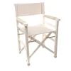 Marricreo Outdoor Chairs & Stools<Ischia White Wooden Director's Chair