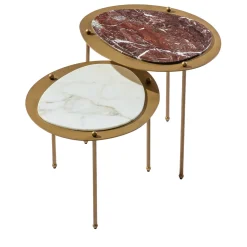 Carpanese Home Nesting Tables<Island H&L Set of 2 Coffee Tables