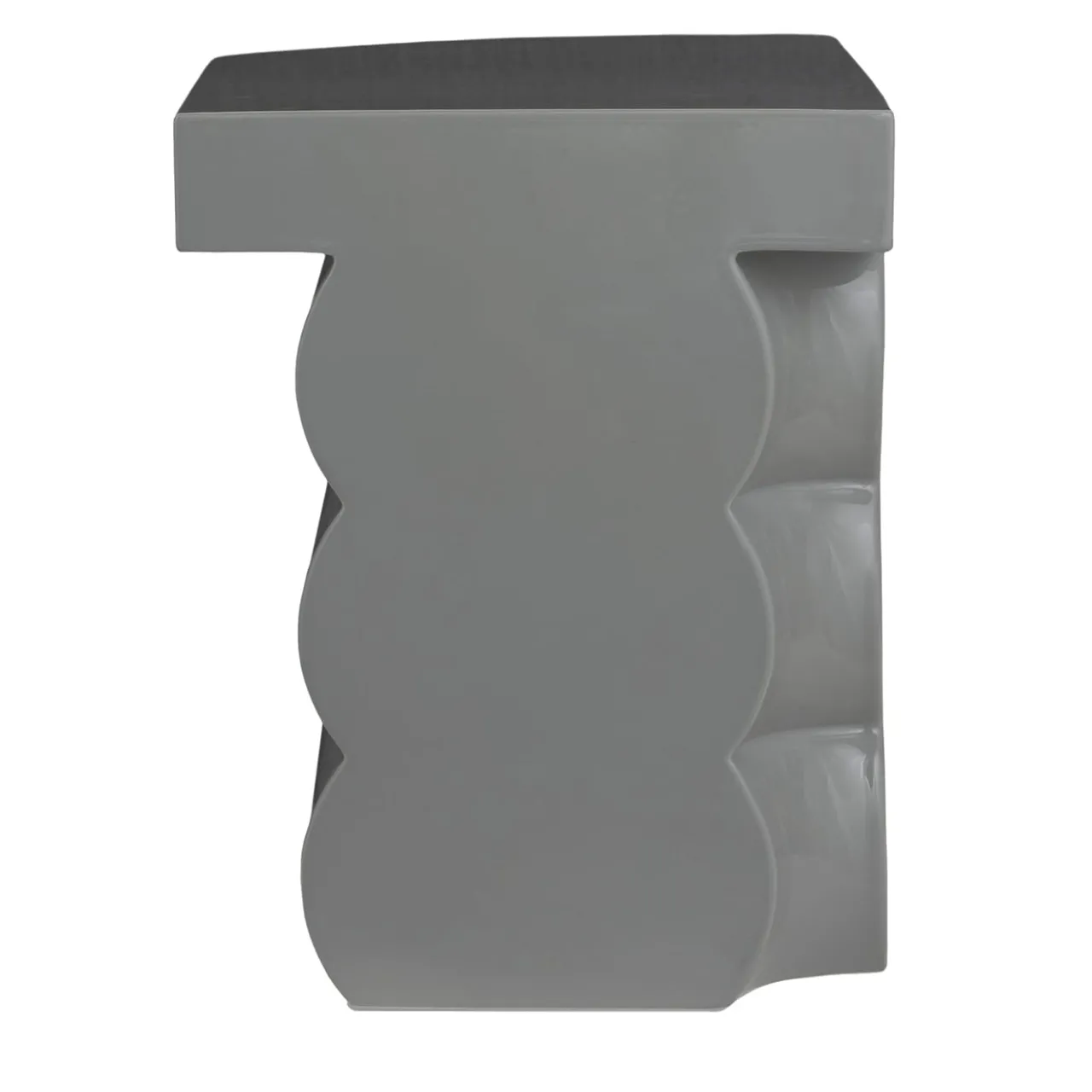 Bitossi Ceramiche Side Tables<Isola A Gray Ceramic Side Table by Zaven