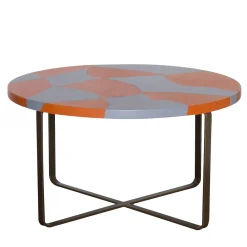 Oscar Maschera Coffee Tables<Isole Sur Round Polychrome Coffee Table by Nestor Perkal