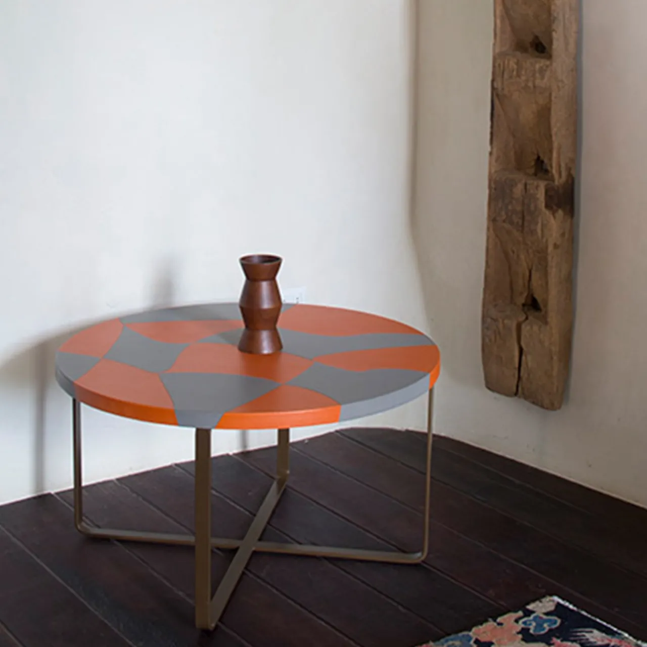 Oscar Maschera Coffee Tables<Isole Sur Round Polychrome Coffee Table by Nestor Perkal