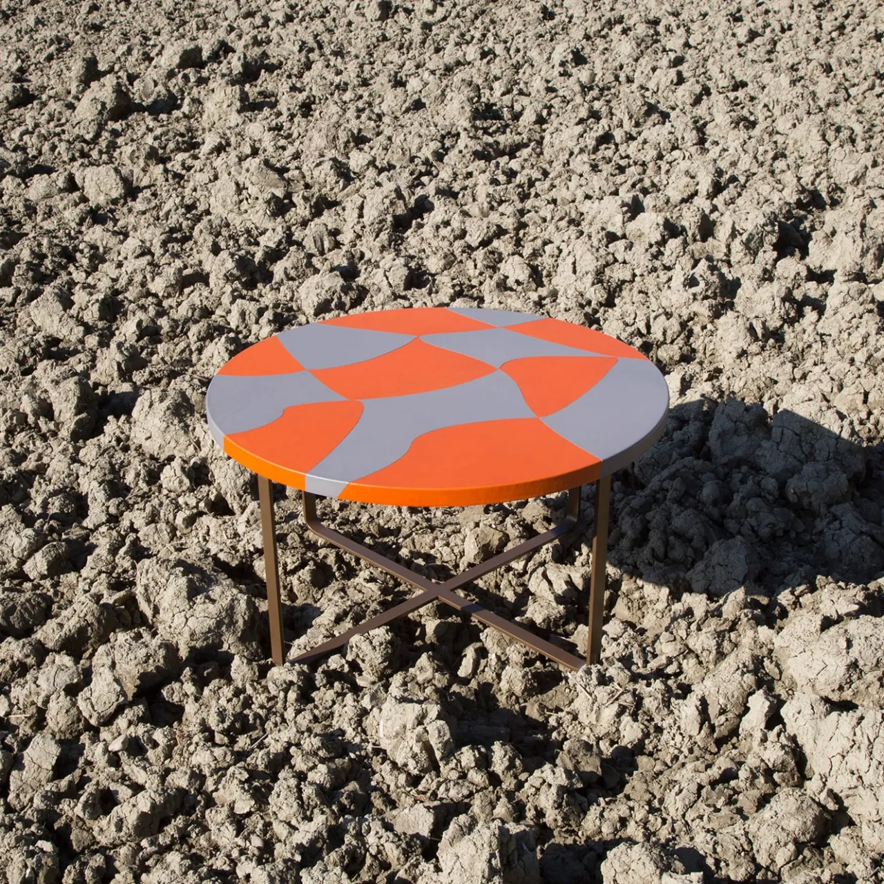 Oscar Maschera Coffee Tables<Isole Sur Round Polychrome Coffee Table by Nestor Perkal