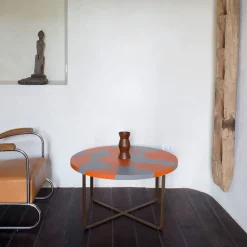 Oscar Maschera Coffee Tables<Isole Sur Round Polychrome Coffee Table by Nestor Perkal