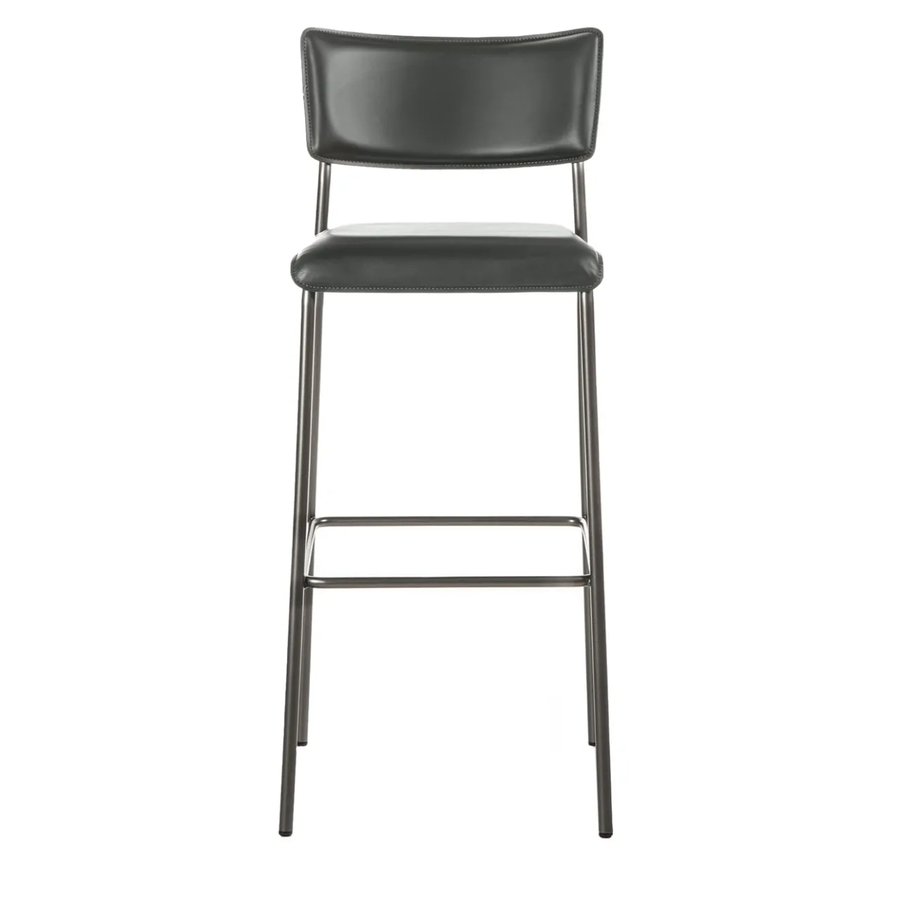 Enrico Pellizzoni Bar Stools<Isotta Leather Bar Stool
